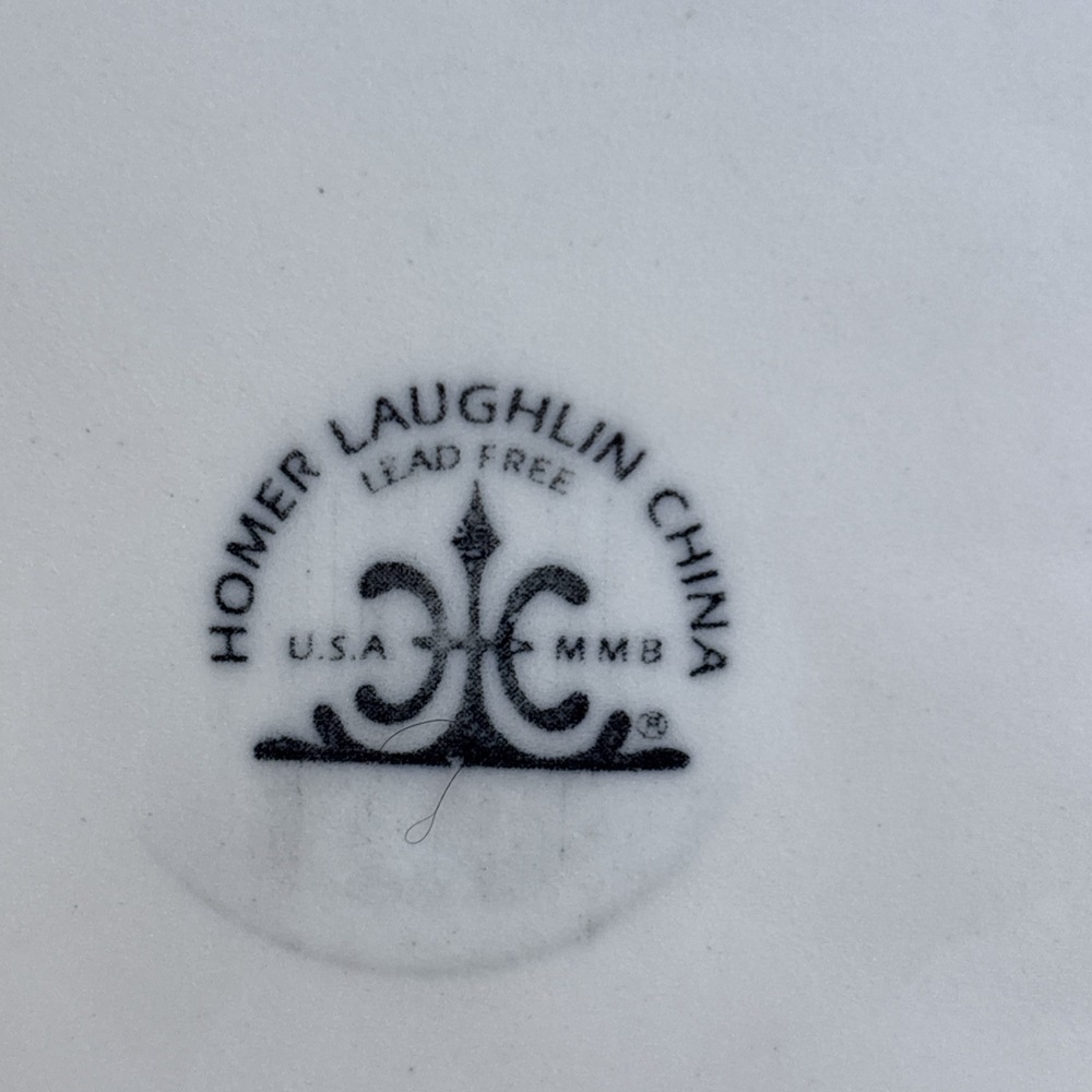 Homer Laughlin Restaurant Ware Dinner Plates 10.5" Set Of 2 Off White USA - Picture 5 of 6